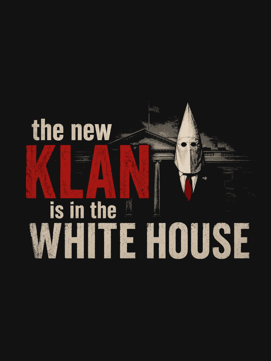 The New Klan artwork close-up without the garment